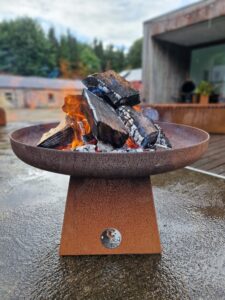 Cruach Design Garden Collection Corten Steel Firepit